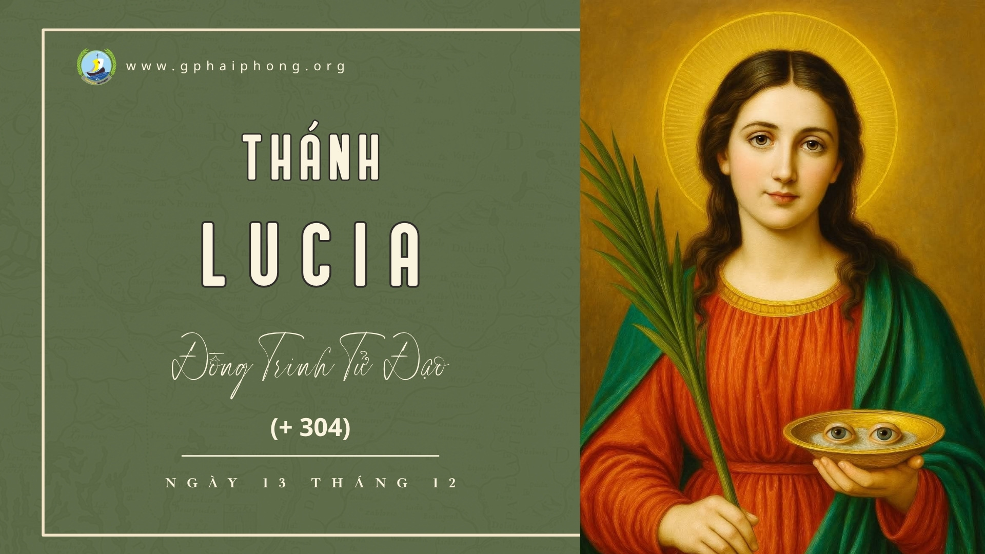 Thánh Lucia Ðồng Trinh Tử Ðạo